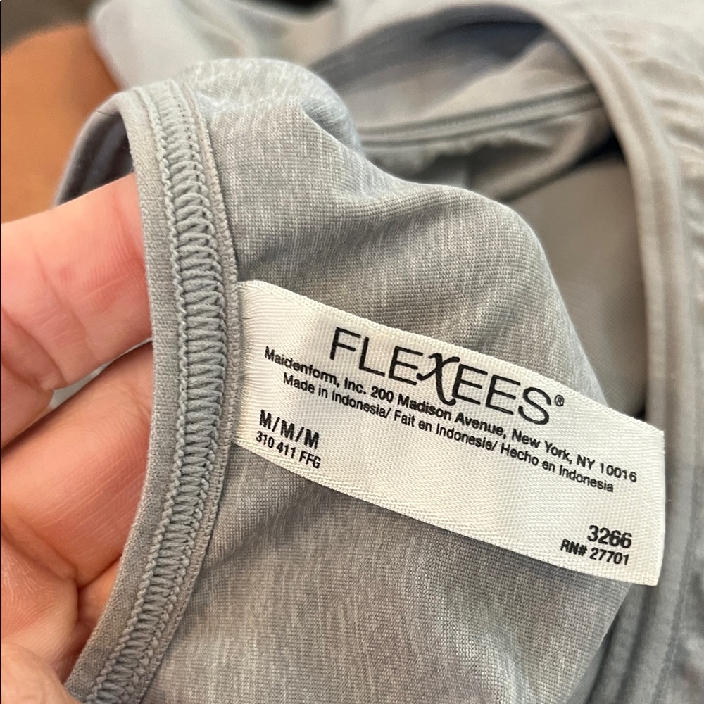 Flexees Gray Women's Camisole Top - Picture 2 of 2